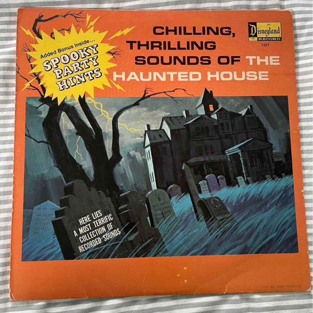 Disneyland Vinyl Record “Chilling Sounds of a Haunted House”